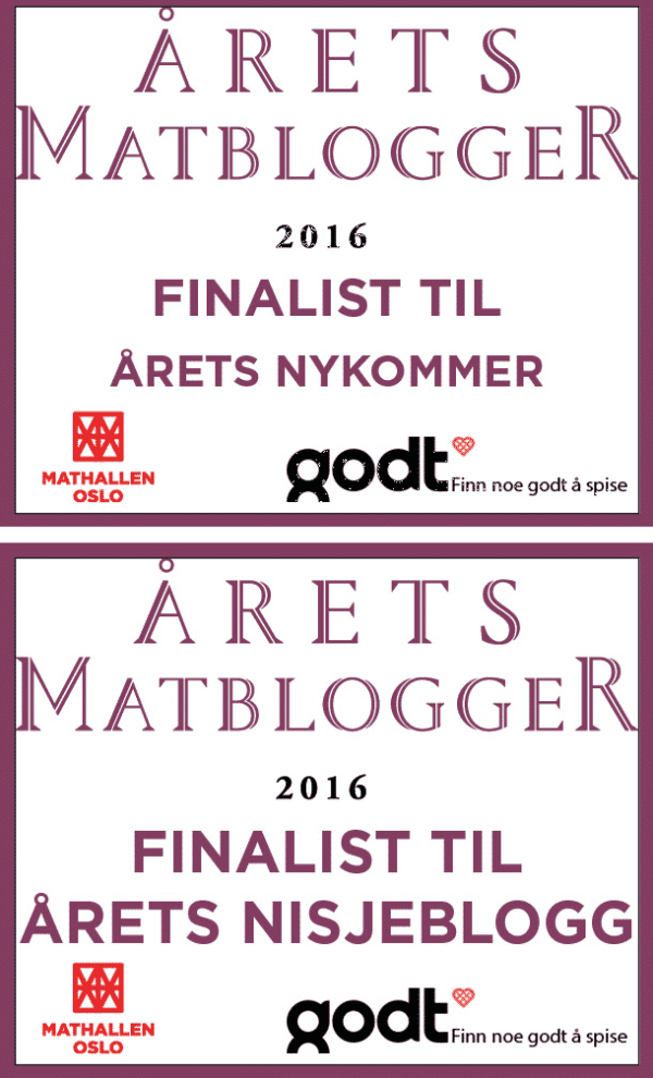 Finalist til Årets matblogger 2016