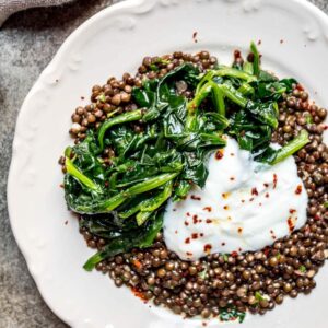 Grønne linser med spinat - oppskrift / Et kjøkken i Istanbul