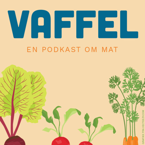 Logo for Vaffel - en podkast om mat