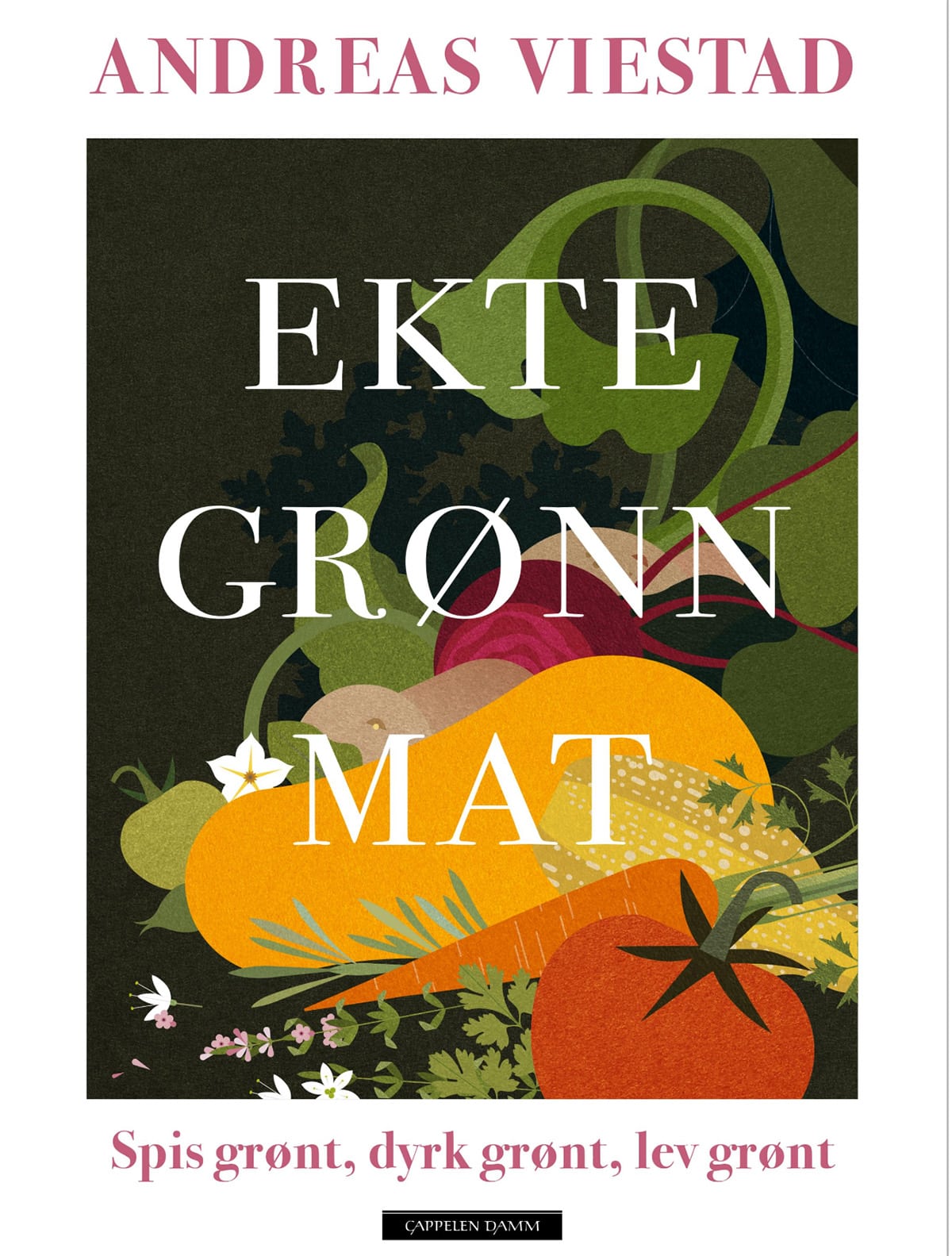 Omslag for boka Ekte grønn mat av Andreas Viestad